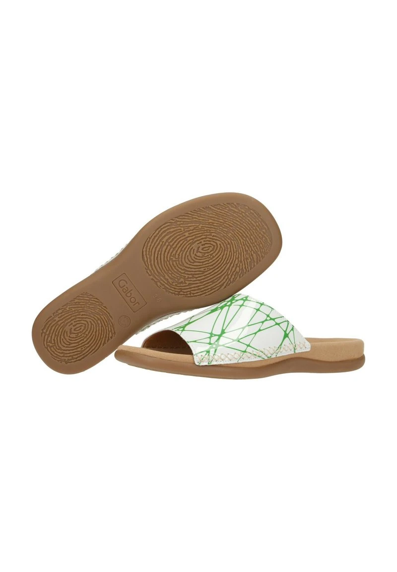 Gabor BEQUEME - Badesandale - White / Green 5 Gabor BEQUEME - Badesandale - White / Green – Bild 5