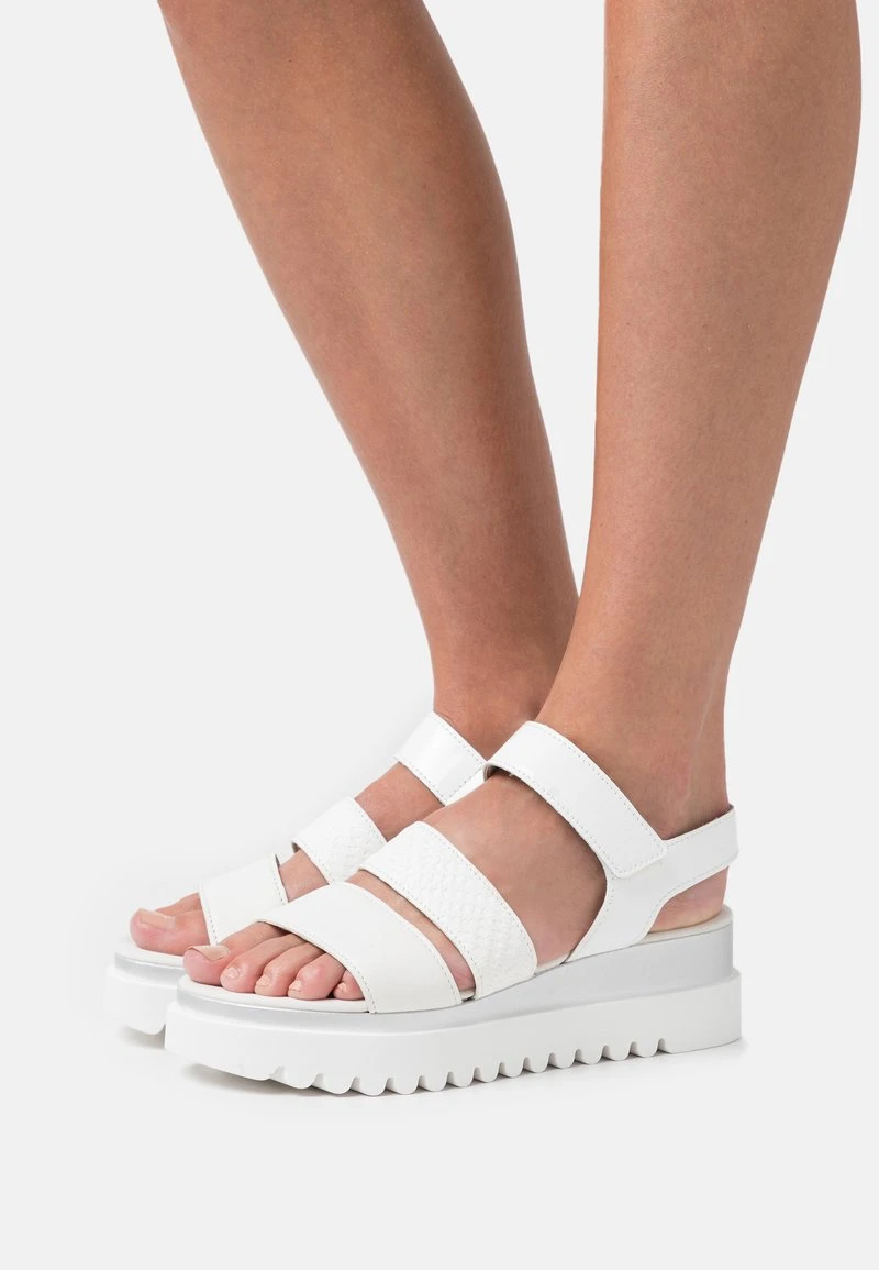 Gabor Plateausandalette - Latte/weiss 1 Gabor Plateausandalette - Latte/weiss