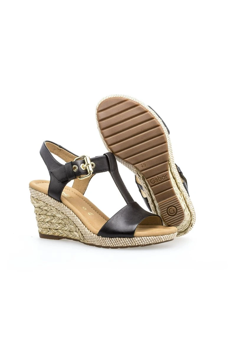 Gabor Keilsandalette - Schwarz 2 Gabor Keilsandalette - Schwarz – Bild 2