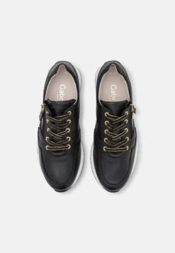 Gabor Comfort Sneaker Low - Schwarz/gold 11 Gabor Comfort Sneaker Low - Schwarz/gold -Gabor Schuhe Geschaft c469f2e346414d2fa6e974d2ba379fc0