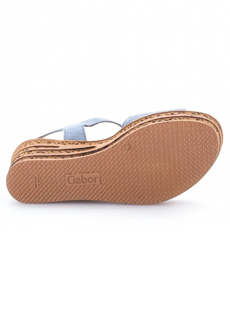 Gabor Keilsandalette - Bleu 4 Gabor Keilsandalette - Bleu – Bild 4