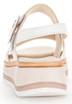 Gabor Keilsandalette - Blanc -Gabor Schuhe Geschaft c802635817ff49378b9a4be43b91167e