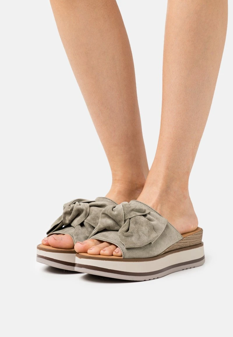 Gabor Pantolette Hoch - Salvia/natur 1 Gabor Pantolette Hoch - Salvia/natur