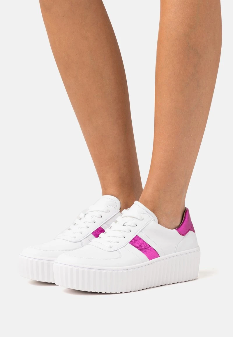 Gabor Sneaker Low - Weiss/fuxia/ice 1 Gabor Sneaker Low - Weiss/fuxia/ice
