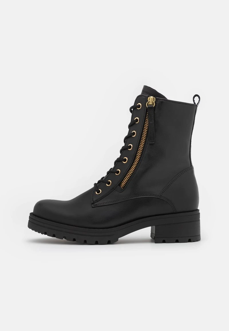 Gabor Comfort Schnürstiefelette - Schwarz/gold 2 Gabor Comfort Schnürstiefelette - Schwarz/gold – Bild 2