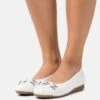 Gabor Comfort Klassischer Ballerina - Weiß
