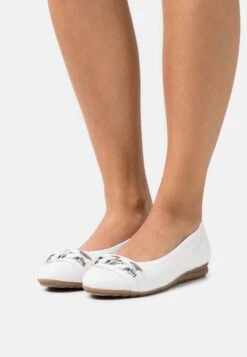 Gabor Comfort Klassischer Ballerina - Weiß
