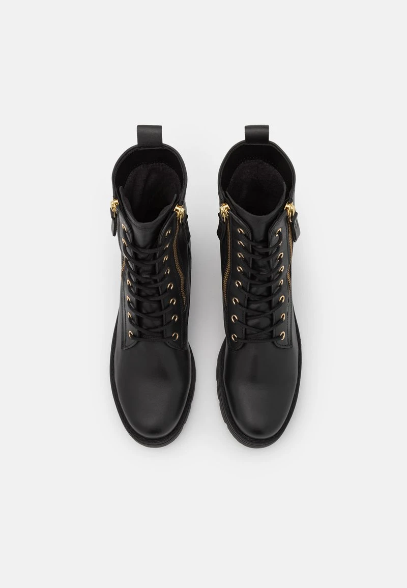 Gabor Comfort Schnürstiefelette - Schwarz/gold 6 Gabor Comfort Schnürstiefelette - Schwarz/gold – Bild 6