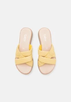 Gabor Comfort Pantolette Flach - Lemon 11 Gabor Comfort Pantolette Flach - Lemon -Gabor Schuhe Geschaft d211b7837ef94bef9a635a0f12aa0dd8