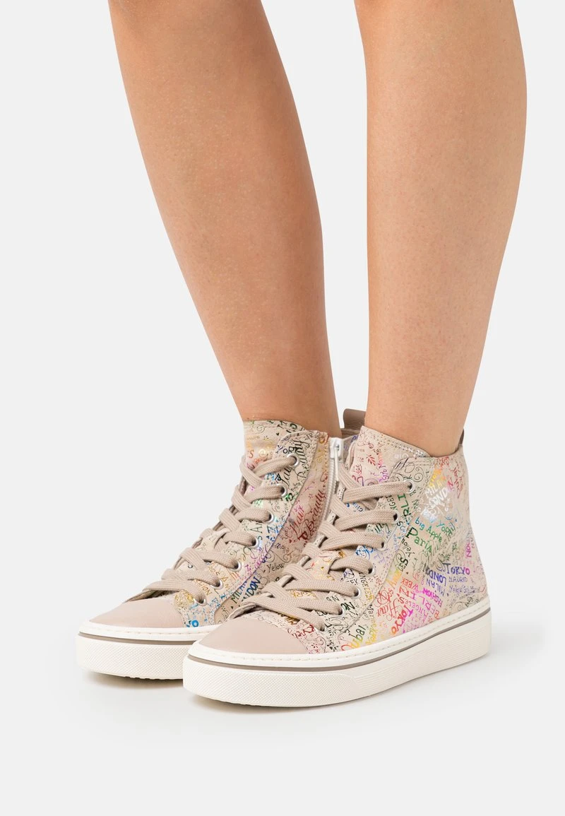 Gabor Sneaker High - Multi/desert/panna 1 Gabor Sneaker High - Multi/desert/panna