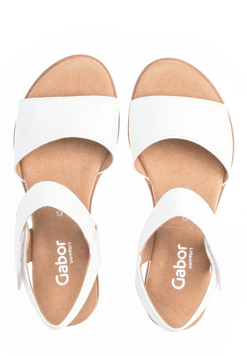 Gabor Comfort Keilsandalette - Weiss Kork/offwhi 2 Gabor Comfort Keilsandalette - Weiss Kork/offwhi – Bild 2
