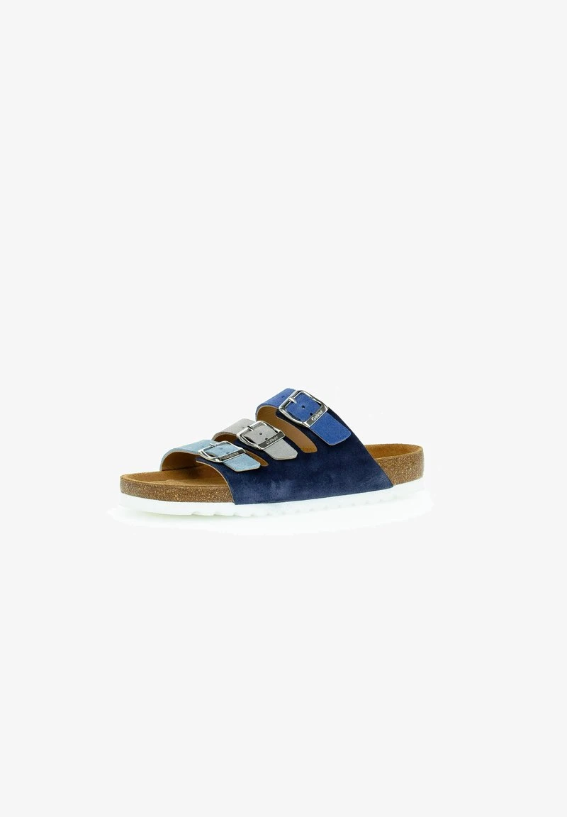 Gabor Pantolette Flach - Blau 1 Gabor Pantolette Flach - Blau
