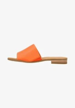Gabor RHODOS ELEGANTE - Pantolette Flach - Orange/braun