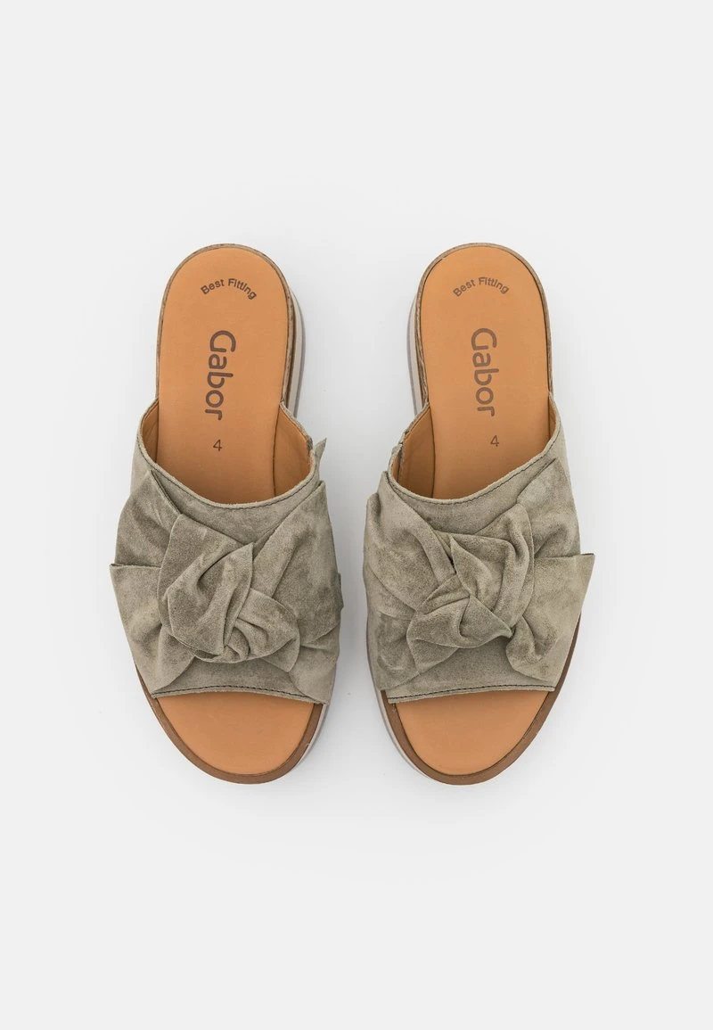 Gabor Pantolette Hoch - Salvia/natur 6 Gabor Pantolette Hoch - Salvia/natur – Bild 6