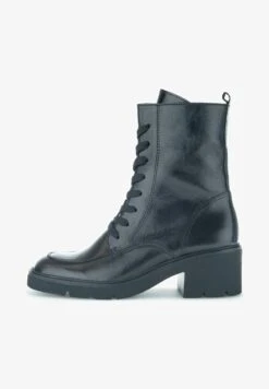 Gabor STIEFELETTE - Schnürstiefelette - Schwarz