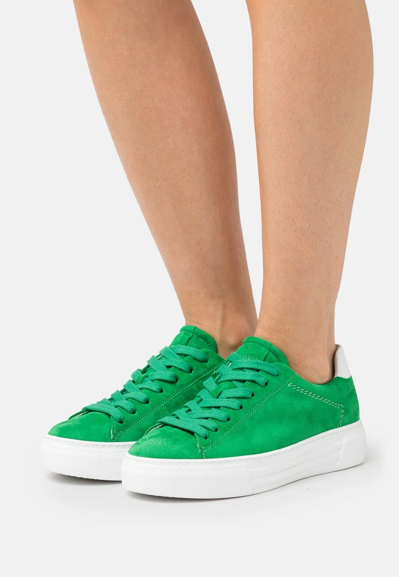 Gabor Comfort Sneaker Low - Verde/weiss 1 Gabor Comfort Sneaker Low - Verde/weiss
