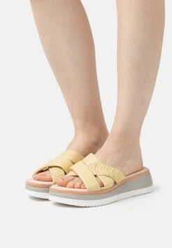 Gabor Comfort Pantolette Flach - Lemon