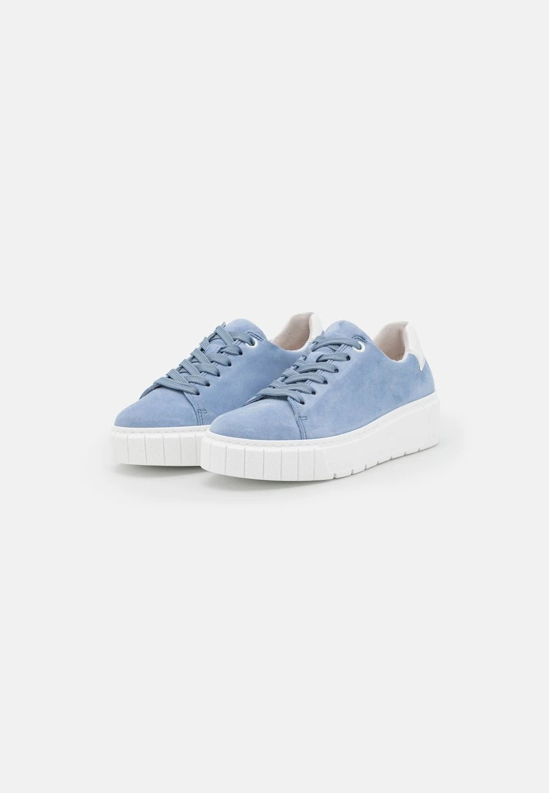 Gabor Comfort Sneaker Low - Azur/weiss 3 Gabor Comfort Sneaker Low - Azur/weiss – Bild 3